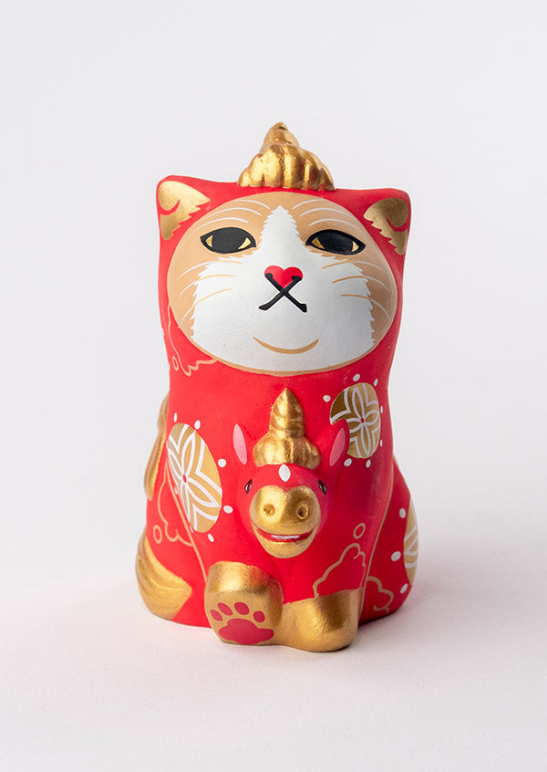 みんなのカオデカクン「天馬猫」(紅)