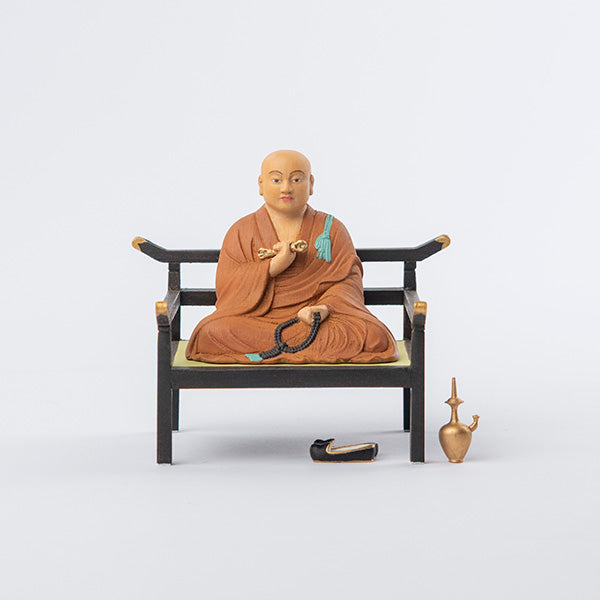 木造 弘法大師坐像 身丈2寸