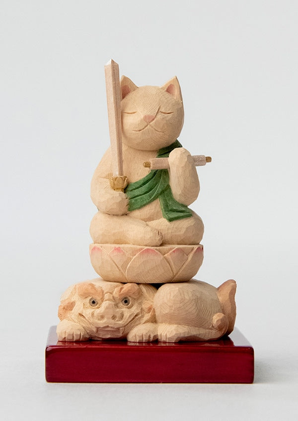 猫八尊仏 文殊菩薩猫仏