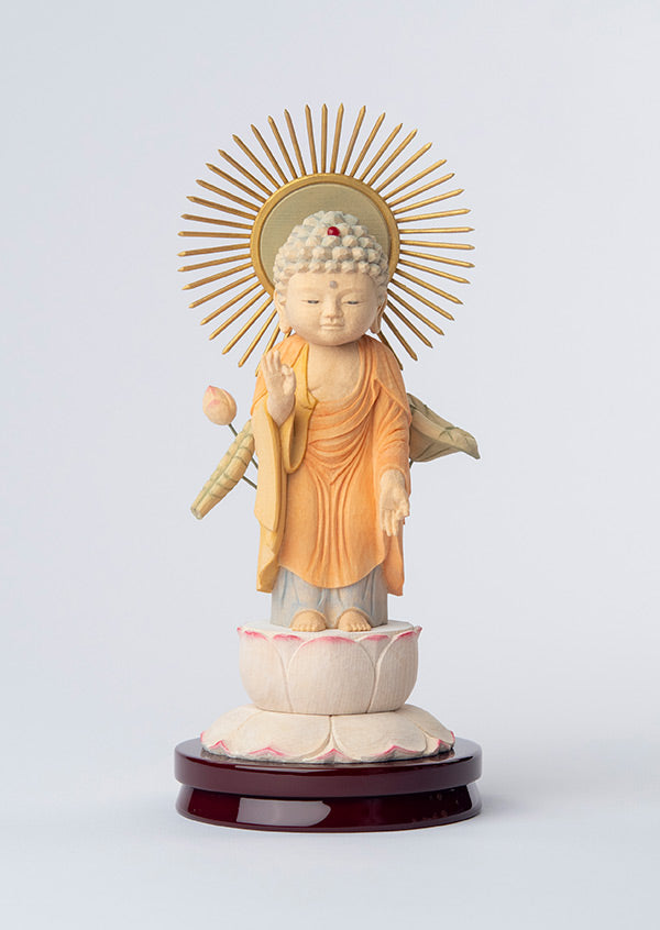 仏屋さかい 童仏 仏壇用御本尊「阿弥陀如来立像」真宗大谷派(御東向け)