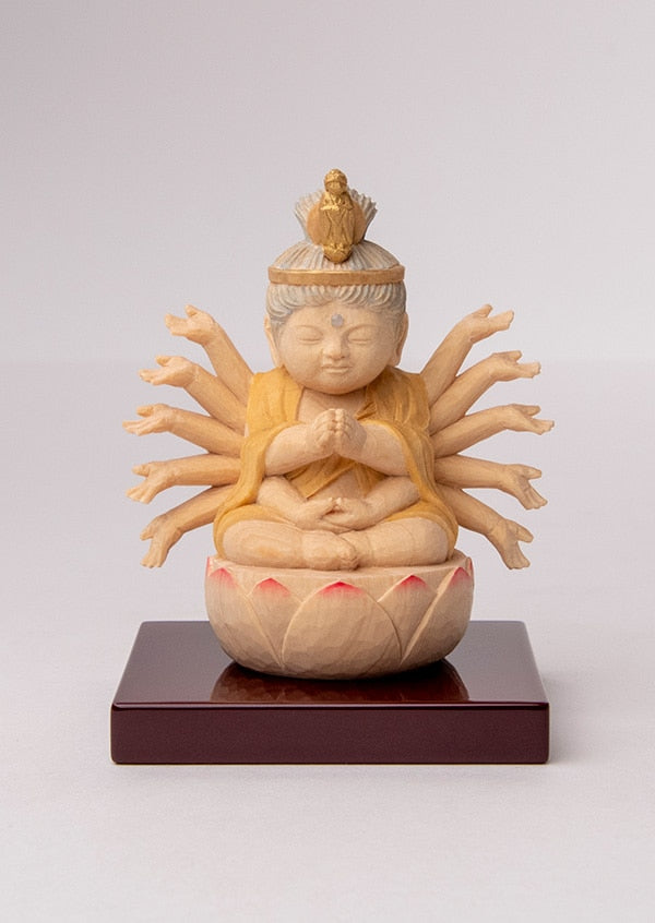 定額山壽量院 祈祷開眼 仏屋さかい『童仏 千手観音菩薩』