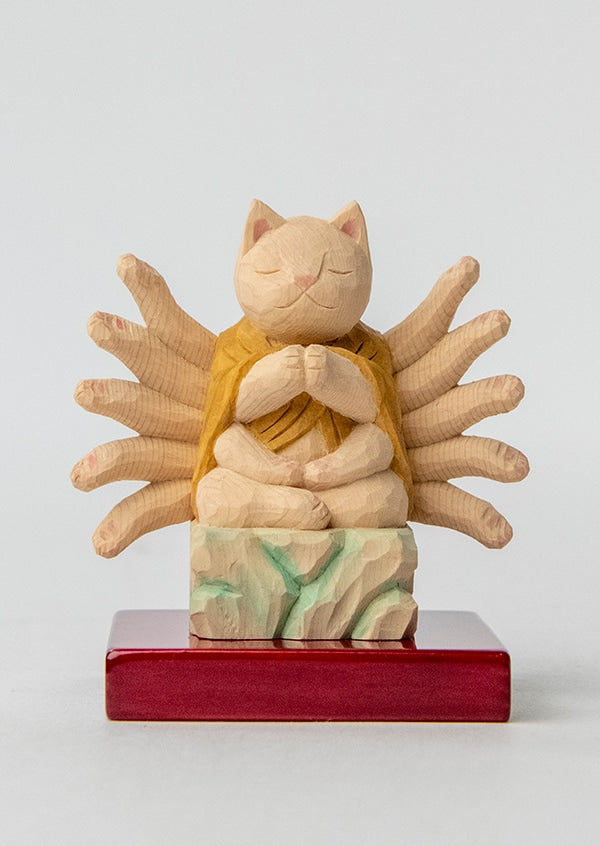 猫八尊仏 千手観音猫仏