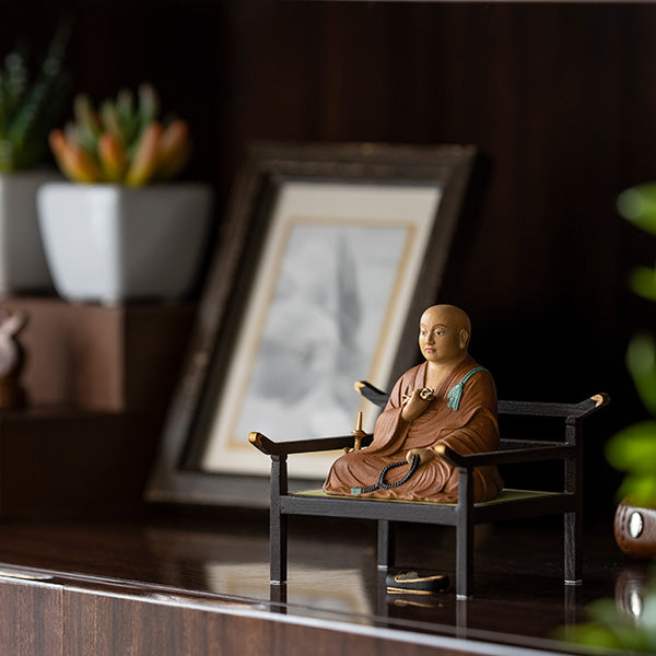 木造 弘法大師坐像 身丈2寸