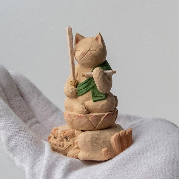 猫八尊仏 文殊菩薩猫仏