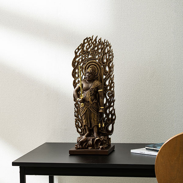 リアル仏像 木造 不動明王立像