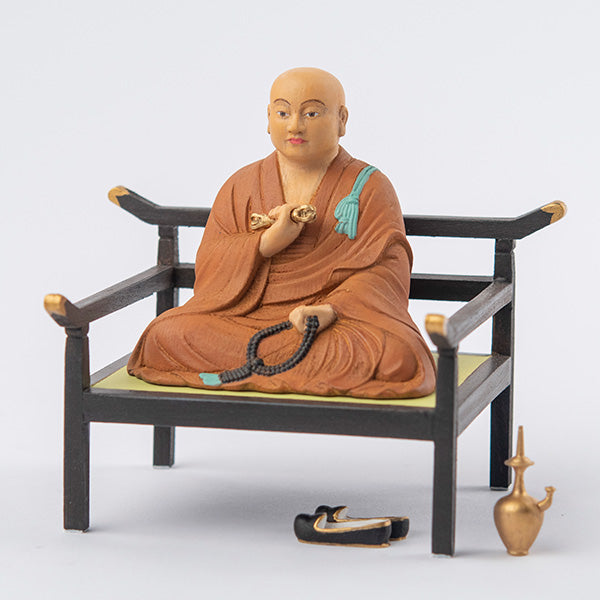 木造 弘法大師坐像 身丈2寸
