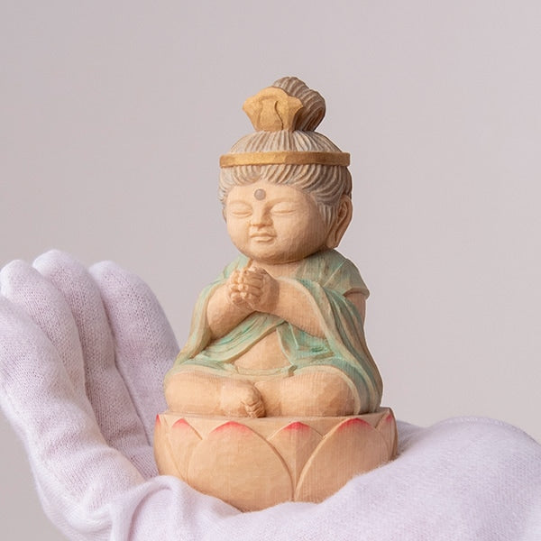 定額山壽量院 祈祷開眼 仏屋さかい『童仏 勢至菩薩』