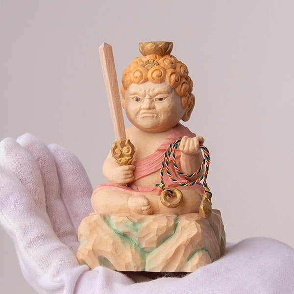 定額山壽量院 祈祷開眼 仏屋さかい『童仏 不動明王』