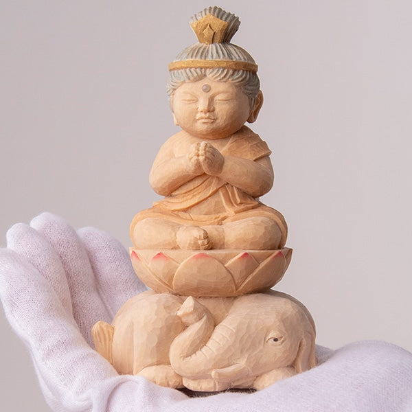 定額山壽量院 祈祷開眼 仏屋さかい『童仏 普賢菩薩』