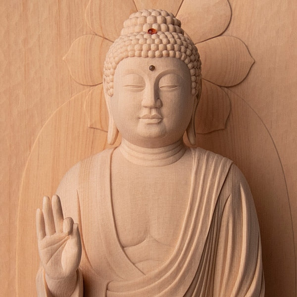 現代仏像「阿弥陀如来」身丈1尺 藤田燿憶作