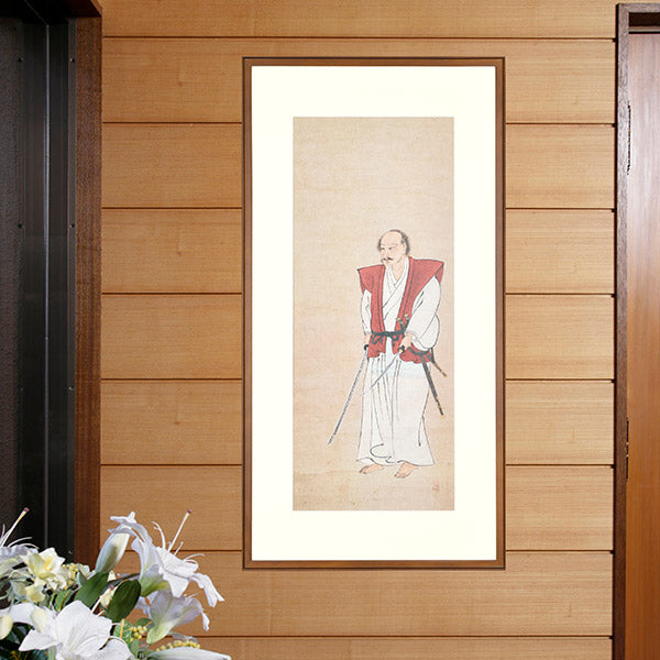 宮本武蔵像 額装(原寸大複製)