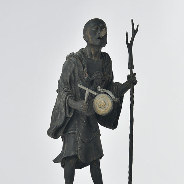 リアル仏像 木造 空也上人像 篁千礼現存彩色