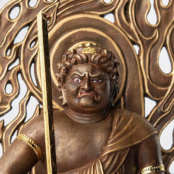 リアル仏像 木造 不動明王立像