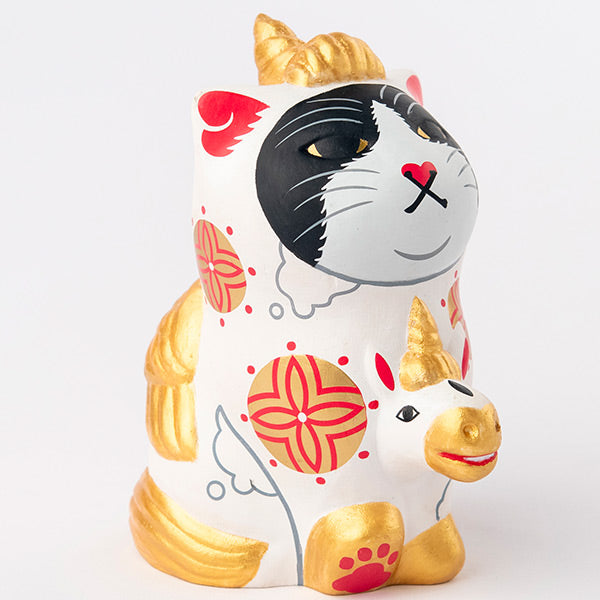 みんなのカオデカクン「天馬猫」(白)