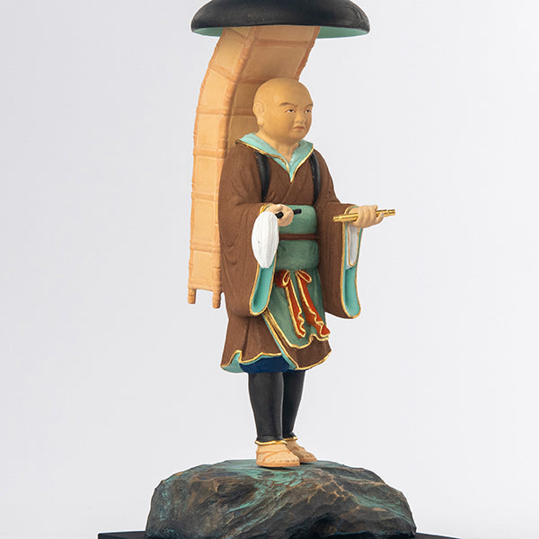 木造 玄奘三蔵像 酒井豪原型 篁千礼彩色