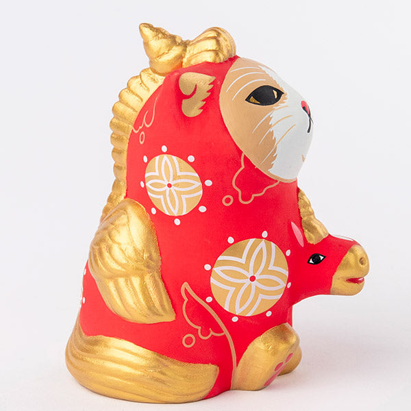 みんなのカオデカクン「天馬猫」(紅)