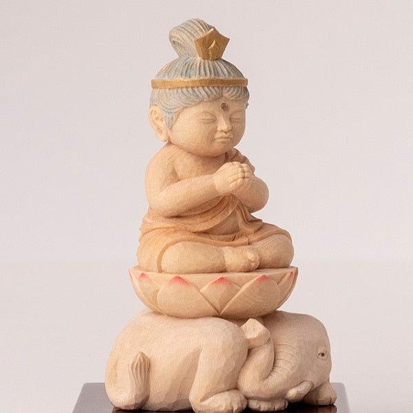 定額山壽量院 祈祷開眼 仏屋さかい『童仏 普賢菩薩』