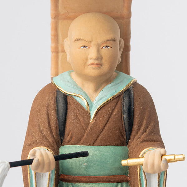 木造 玄奘三蔵像 酒井豪原型 篁千礼彩色