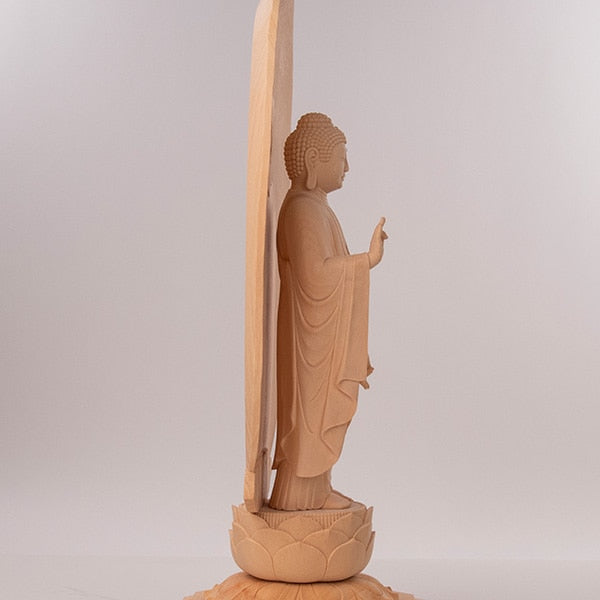 現代仏像「阿弥陀如来」身丈1尺 藤田燿憶作