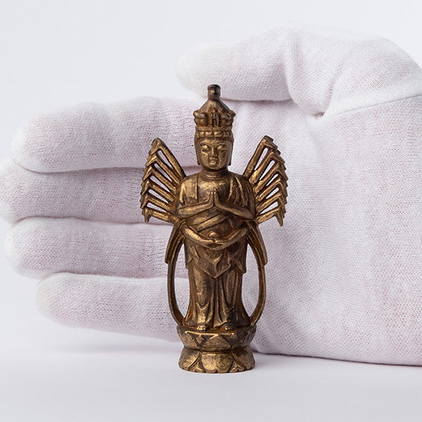 武将が愛した仏像　源義経　金銅千手観音菩薩立像