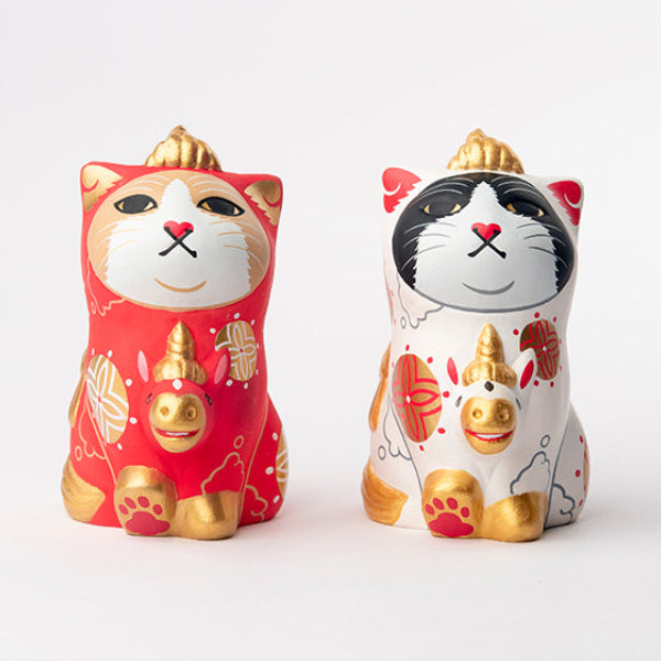 みんなのカオデカクン「天馬猫」（紅白セット）