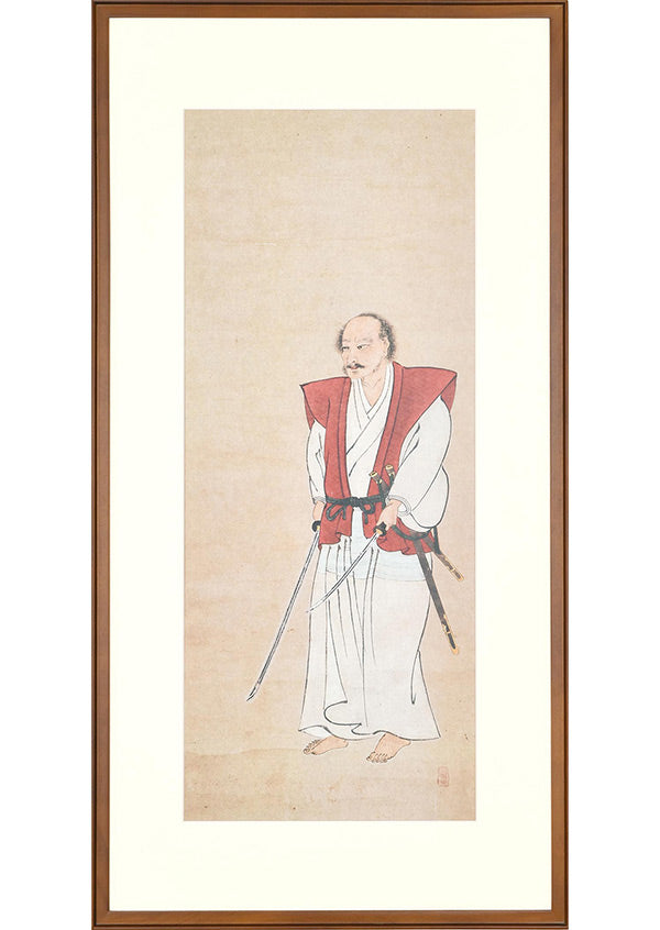 宮本武蔵像 額装（原寸大複製）