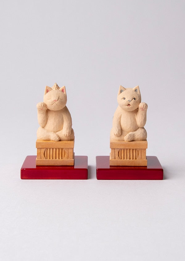 獅子猫　狛猫　仏屋さかい作