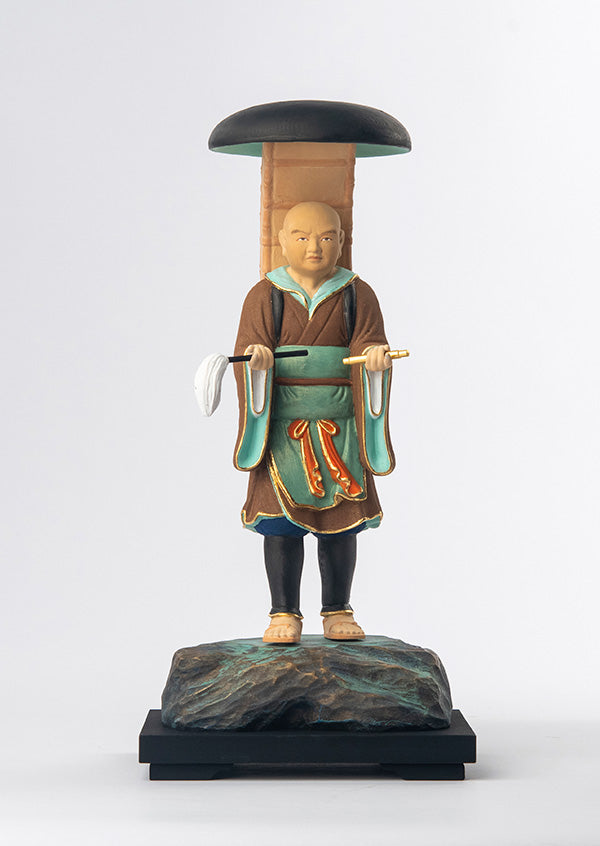 木造 玄奘三蔵像 酒井豪原型 篁千礼彩色