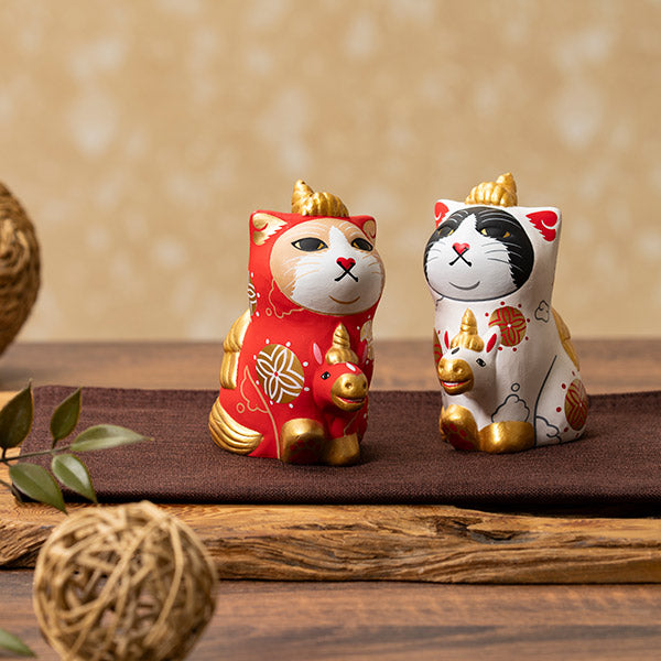 みんなのカオデカクン「天馬猫」（紅白セット）
