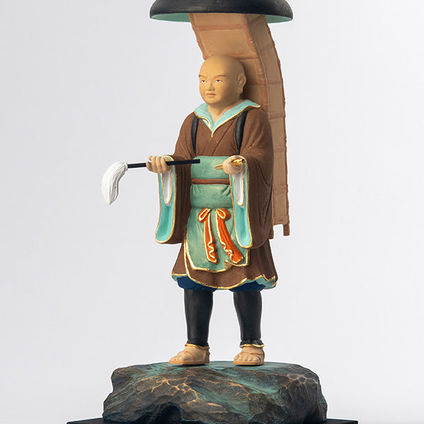 木造 玄奘三蔵像 酒井豪原型 篁千礼彩色