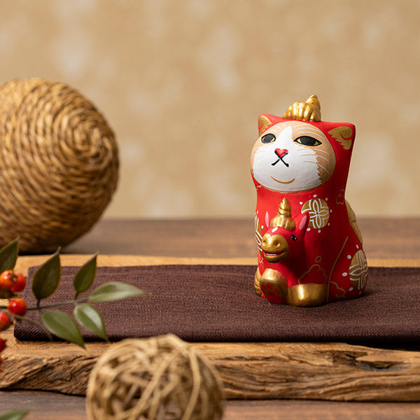 みんなのカオデカクン「天馬猫」（紅）