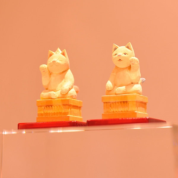 獅子猫　狛猫　仏屋さかい作