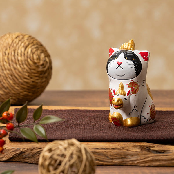 みんなのカオデカクン「天馬猫」（白）