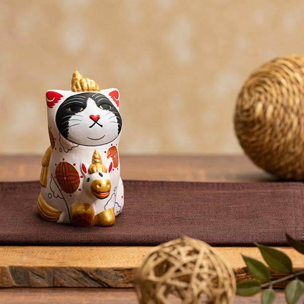 みんなのカオデカクン「天馬猫」（白）