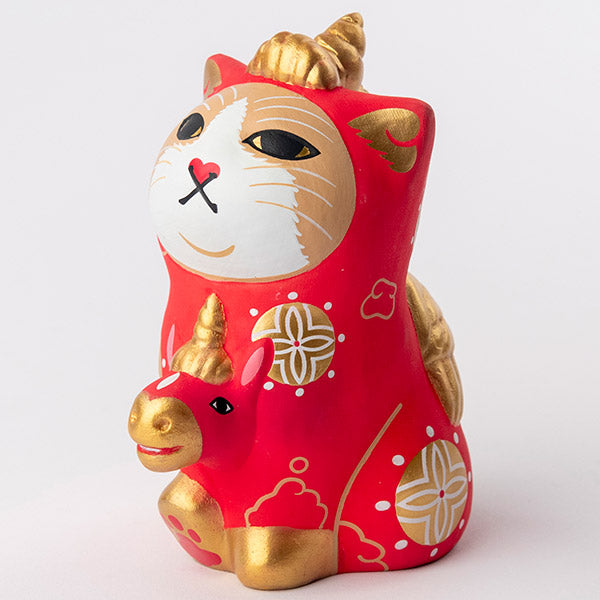 みんなのカオデカクン「天馬猫」（紅）