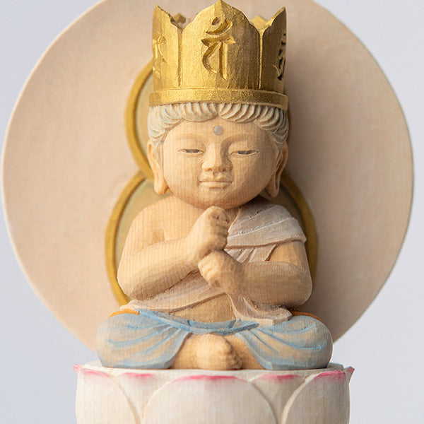 仏屋さかい 童仏 仏壇用御本尊「大日如来坐像」真言宗向け