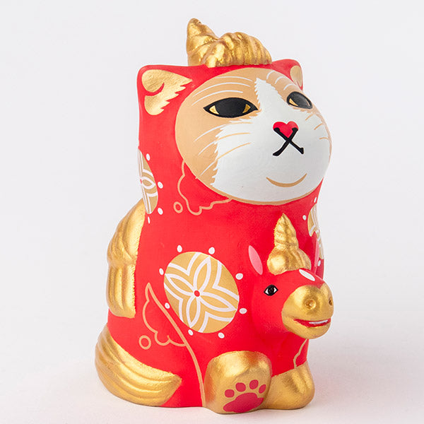 みんなのカオデカクン「天馬猫」（紅）