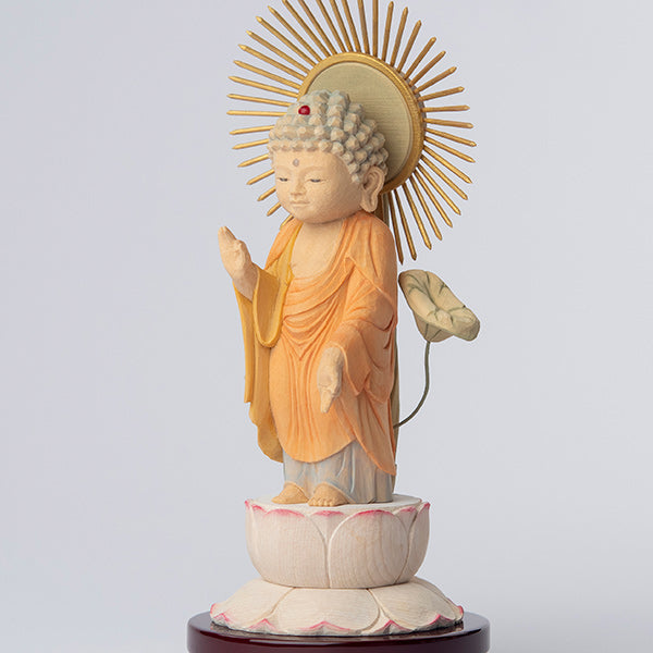 仏屋さかい 童仏 仏壇用御本尊「阿弥陀如来立像」真宗大谷派（御東向け）