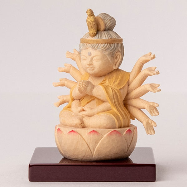 定額山壽量院 祈祷開眼 仏屋さかい『童仏 千手観音菩薩』