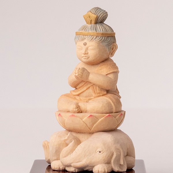 定額山壽量院 祈祷開眼 仏屋さかい『童仏 普賢菩薩』