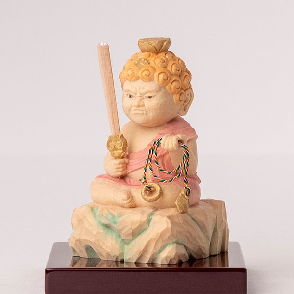 定額山壽量院 祈祷開眼 仏屋さかい『童仏 不動明王』