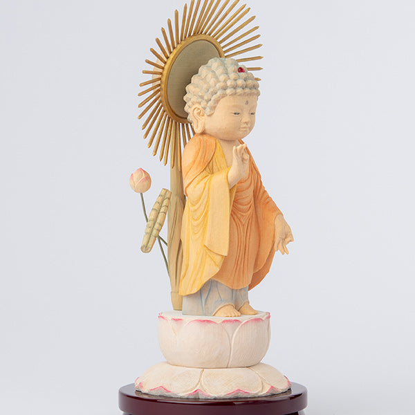 仏屋さかい 童仏 仏壇用御本尊「阿弥陀如来立像」真宗大谷派（御東向け）