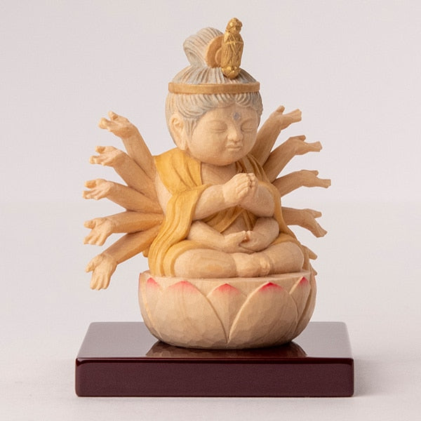 定額山壽量院 祈祷開眼 仏屋さかい『童仏 千手観音菩薩』