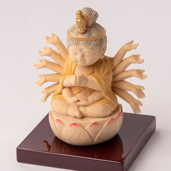 定額山壽量院 祈祷開眼 仏屋さかい『童仏 千手観音菩薩』